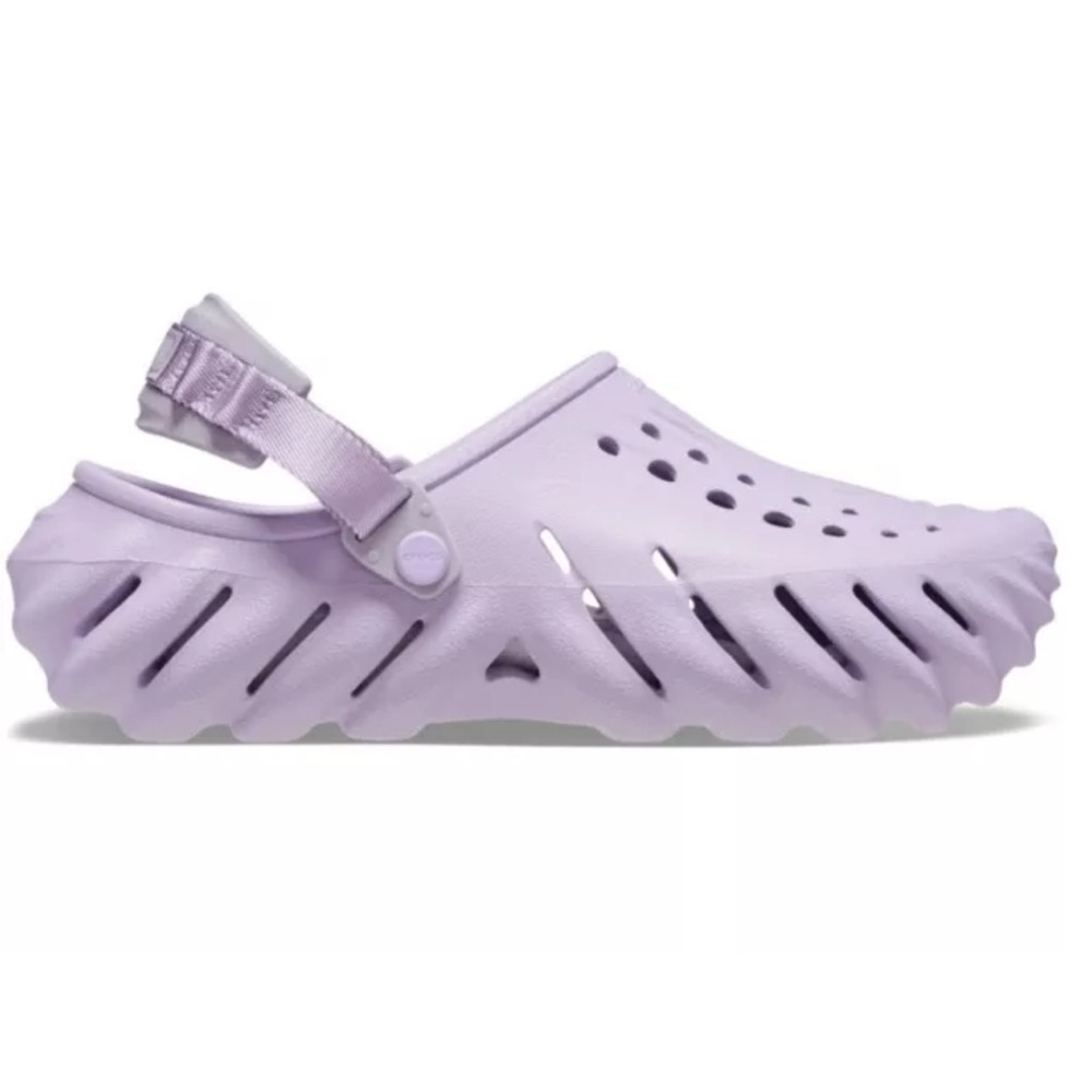 Crocs Echo Lavender, Reflect Backstrap Clog Shoes Comfort Casual Unisex